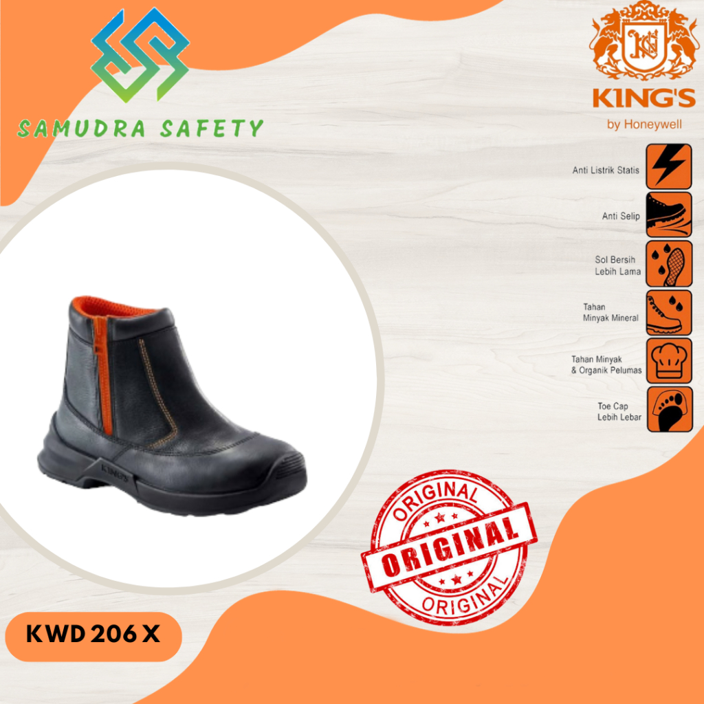 Safety Shoes Kings by Honeywell || Sepatu Safety Kings by Honeywell KWD 206 X || Original 