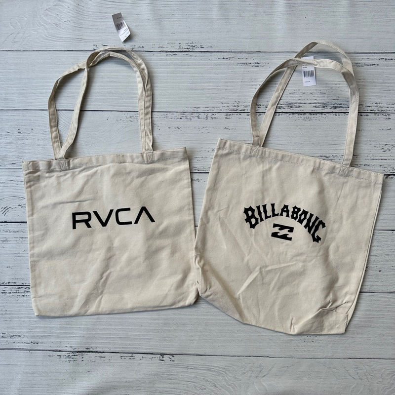 BILLABONG totebag tas belanja canvas tanpa zipper ORIGINAL 100%