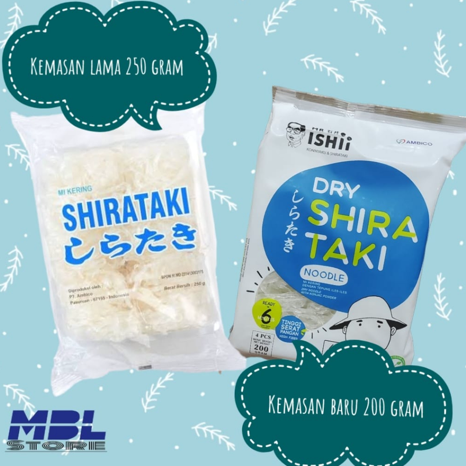 

Ready Stock Dry Shirataki - Mie Kering Shirataki ( isi 10pcs ) 250g