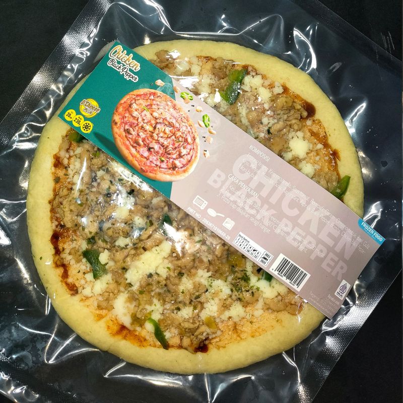 

Dcheese pizza chicken black papper