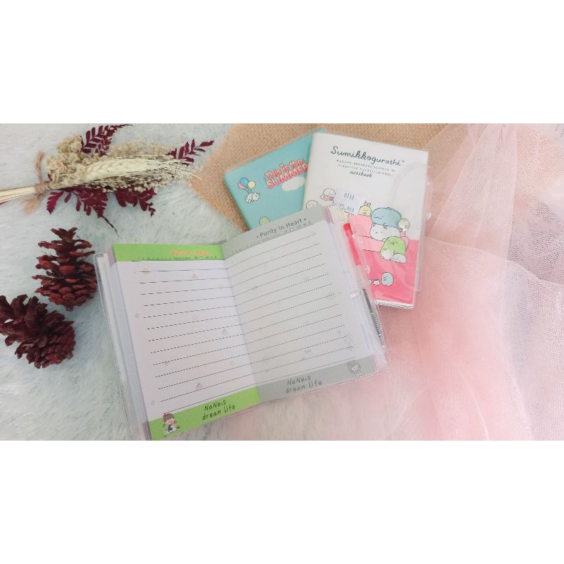 

Notebook A7 aesthetik spiral&pen