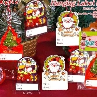 

hangtag label natal 27 / pita natal / tag christmas