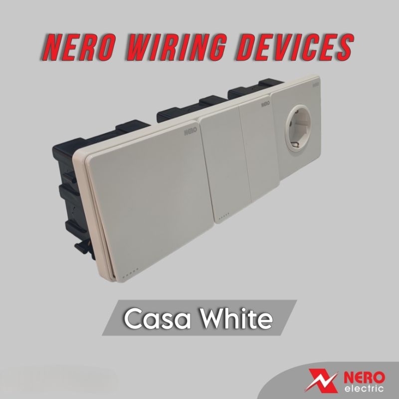 Nero Saklar Casa White