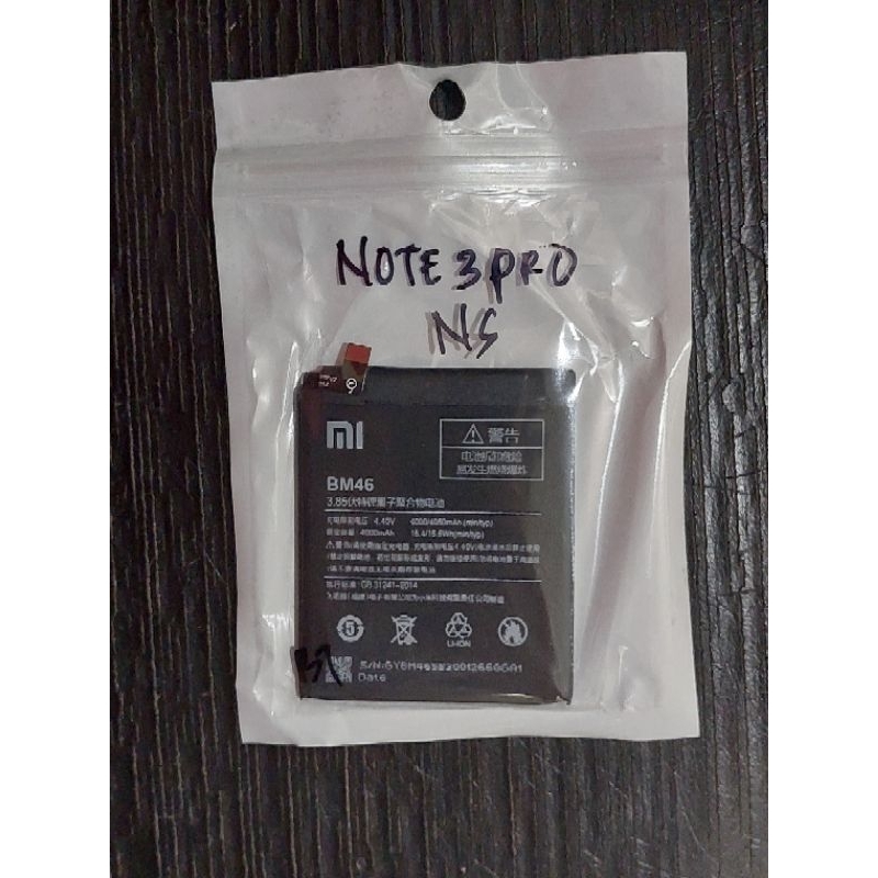BATRE XIAOMI REDMI NOTE 3 / NOTE 3 PRO BM46