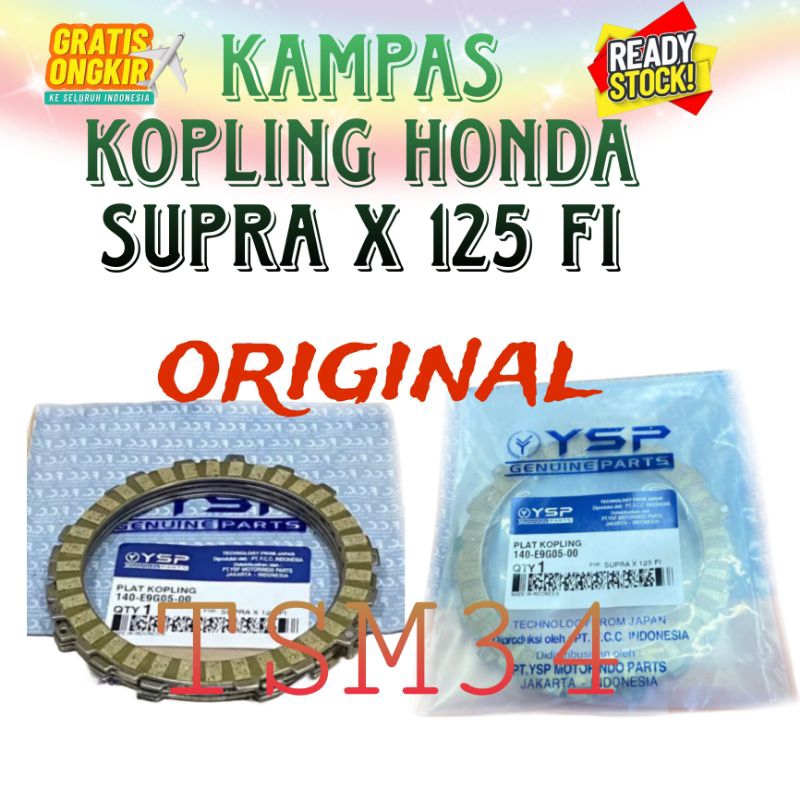 ORIGINAL KAMPAS KOPLING SUPRA X 125 FI / PLAT KOPLING SUPRA X 125 FI HELM IN ( KYZ ) FCC