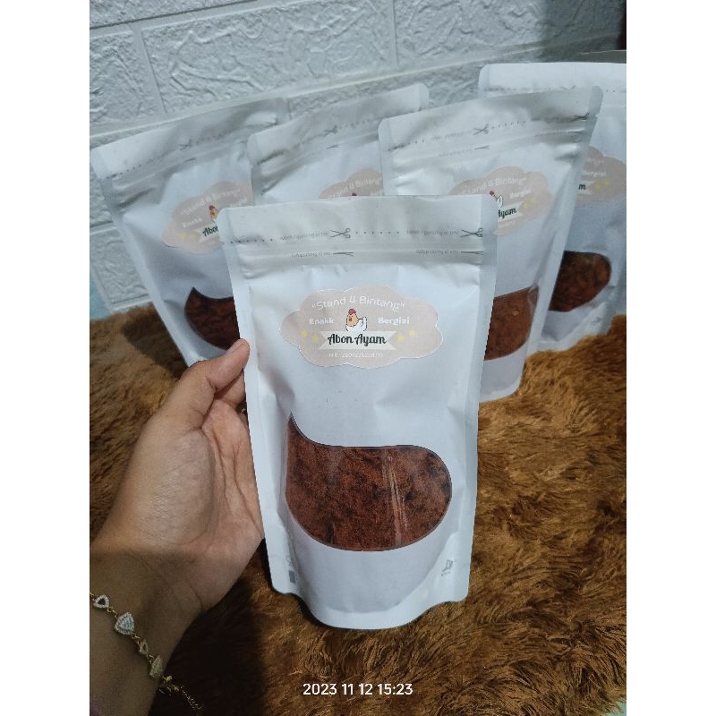 

abon ayam kemasan pouch