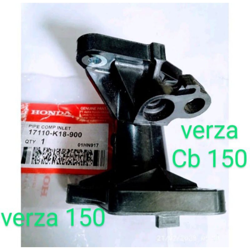 MANIFUL.MANIFOLD.INTEK PIPE INLET VERZA.CB 150.VERZA 150