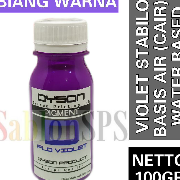 

Best Produk Biang Warna Sablon Ungu Stabilo Flo Violet Pigmen Stok Banyak