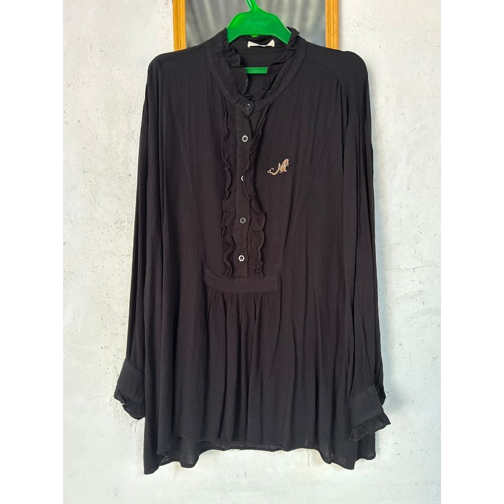 kemeja my lady hitam preloved