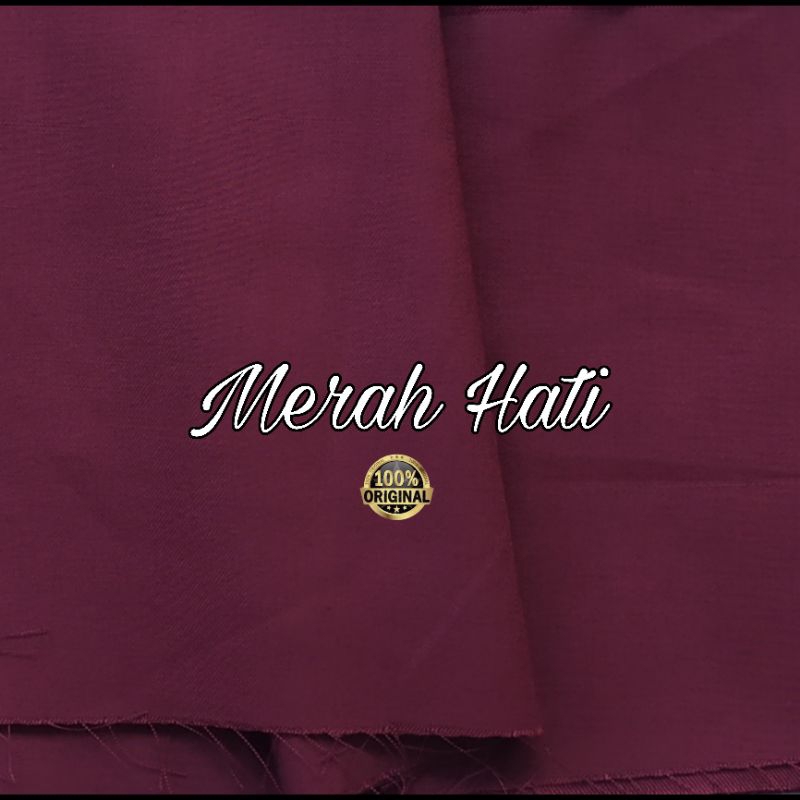 Kain Katun Toyobo Fodu Premium Merah Hati 100% Katun (Lembut Adem Tidak Menerawang Berkualitas) 0,5 