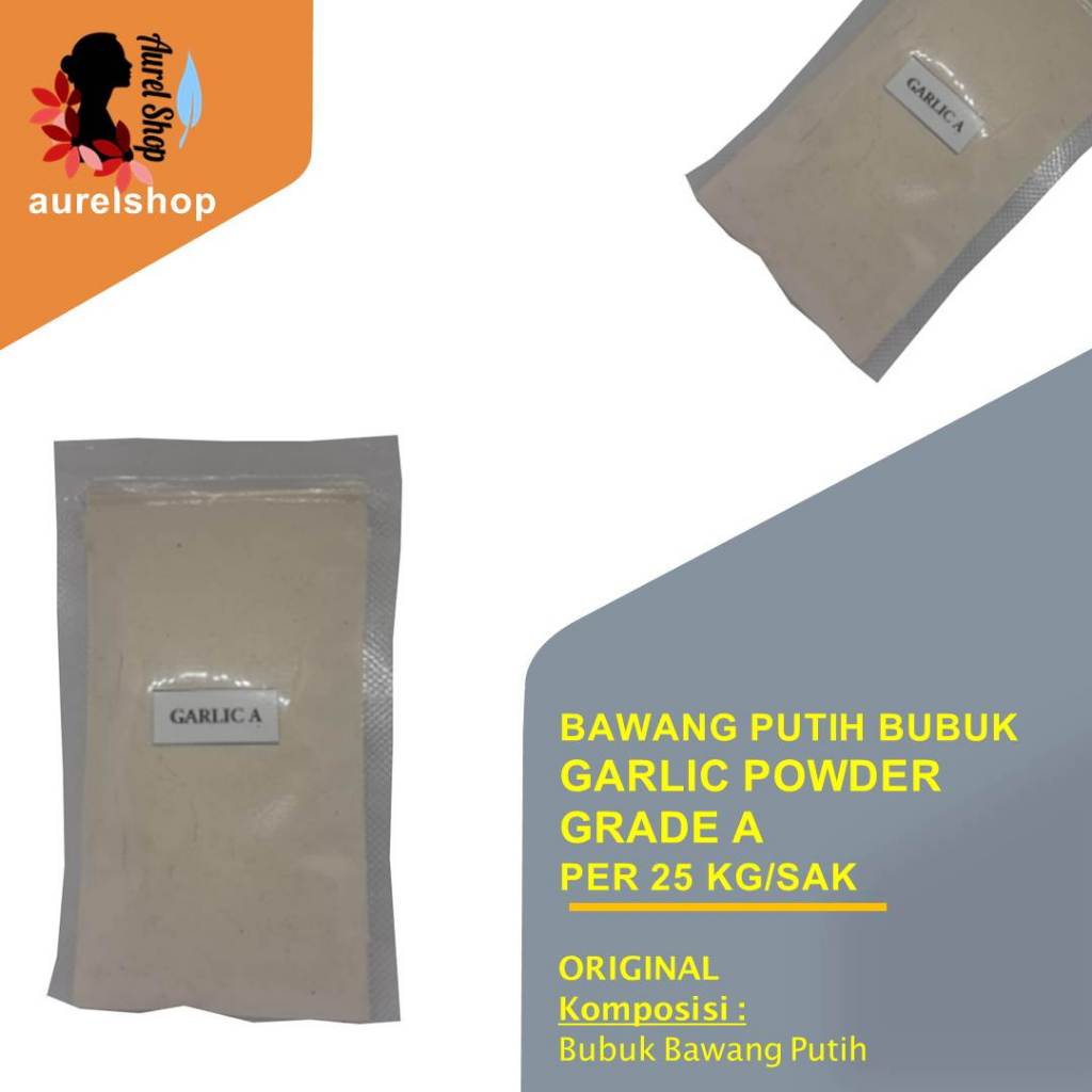 

BUBUK BAWANG PUTIH GARLIC POWDER GRADE A kemasan PER SAK 25 kg