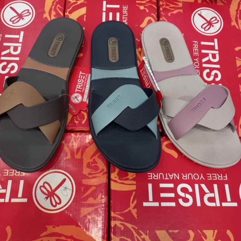 sandal flat full karet original Triset by Matahari dept.store
