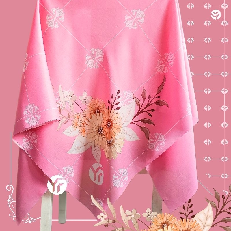 HIJAB ASN P3K PNS PINK SALEM VOAL