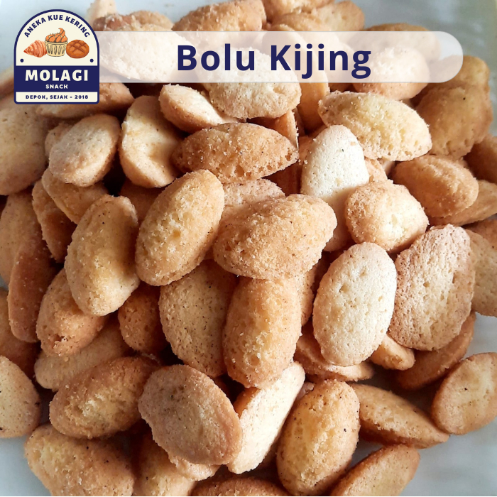 

Kue Bolu Kijing Jadul Kering / Roti Bagelen Kijing 250 Gram - Molagi Snack