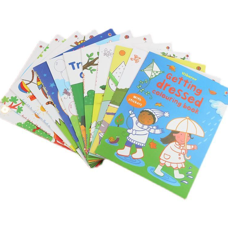 

Dijual Murah Coloring Book With Sticker USBORNE Buku Mewarnai dan Menempel USBORNE Stok Banyak