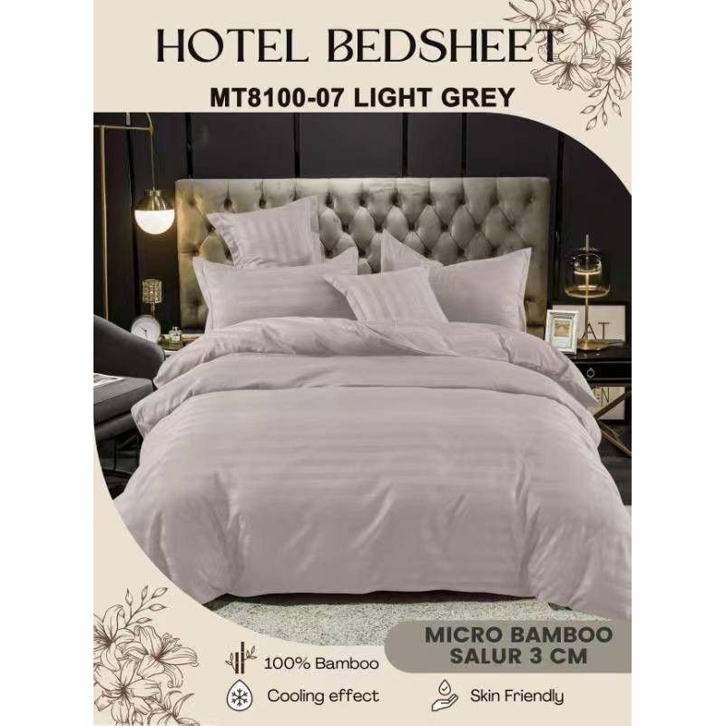 sprei set microsilk tencel motif salur