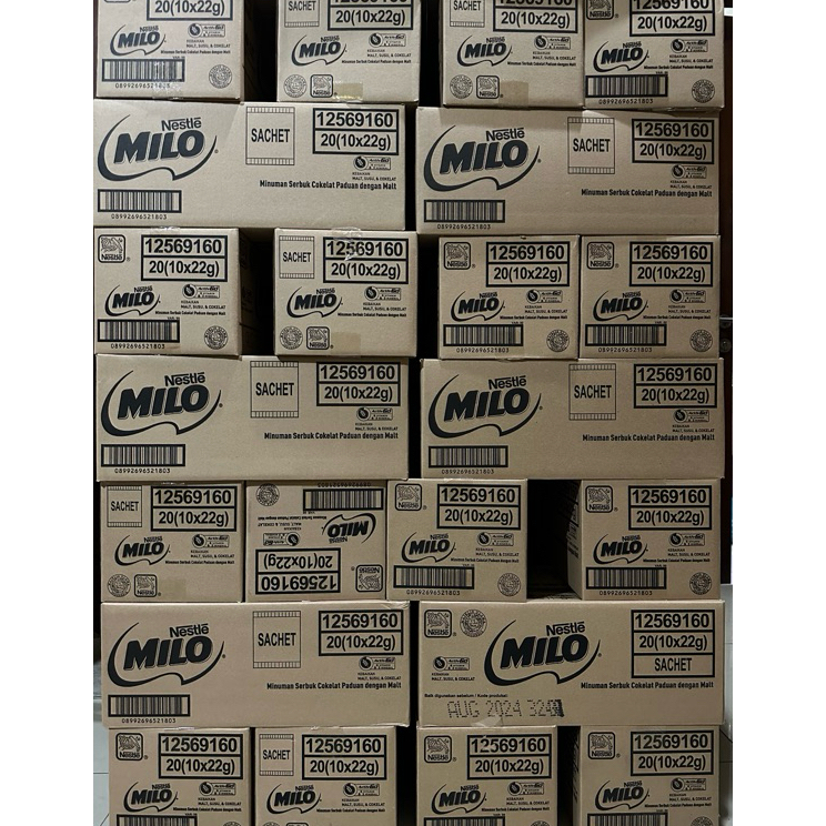 

Baru Milo Sachet (10x22gr) 20renceng DUS / KARTONAN