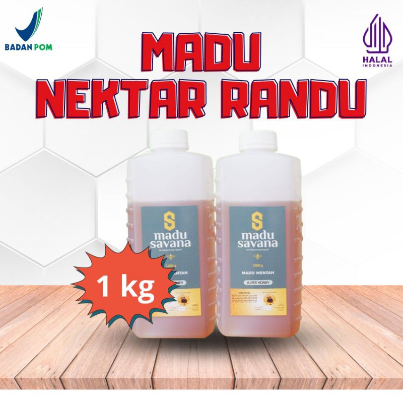 

madu savana alami murni dari bunga randu 1 kg
