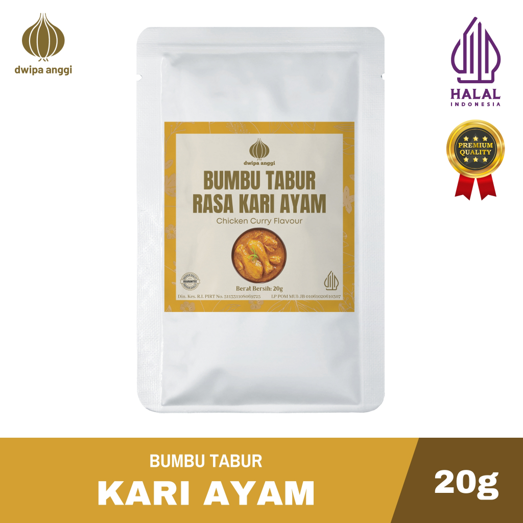 

Bumbu Tabur Rasa Kari Ayam | Chicken Curry Seasoning | Perisa Kari Ayam