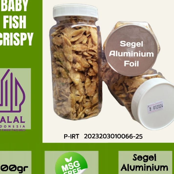 

ZLNF3521 GROSIR Baby Fish | Baby Fish Crispy | Baby Fish Ikan Nila Goreng Crispy Toples 200gr