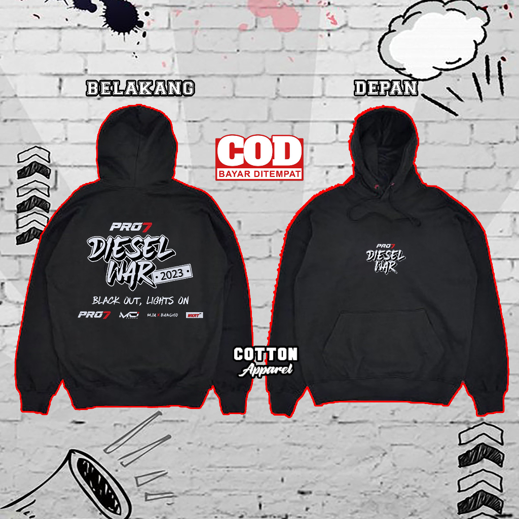 HOODIE Diesel War PRO 7 2023 BISA COD Terbaik