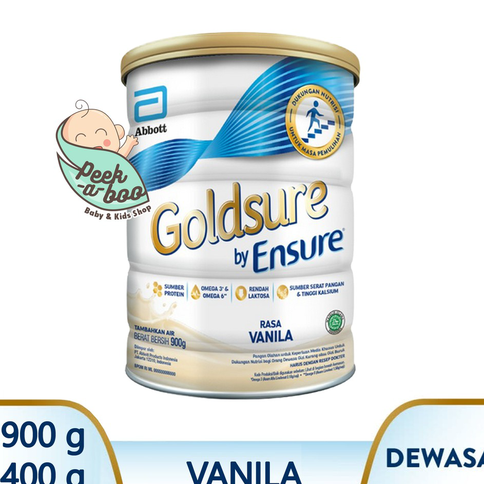 

CHMB4284 11.11 GOLDSURE BY ENSURE VANILA 900GR 400GR SUSU NUTRISI DEWASA