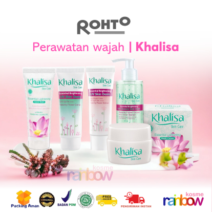 KHALISA Essential Varian Lengkap | Sunscreen | Day Cream | Night Cream | Gel Cleanser | Lip Balm