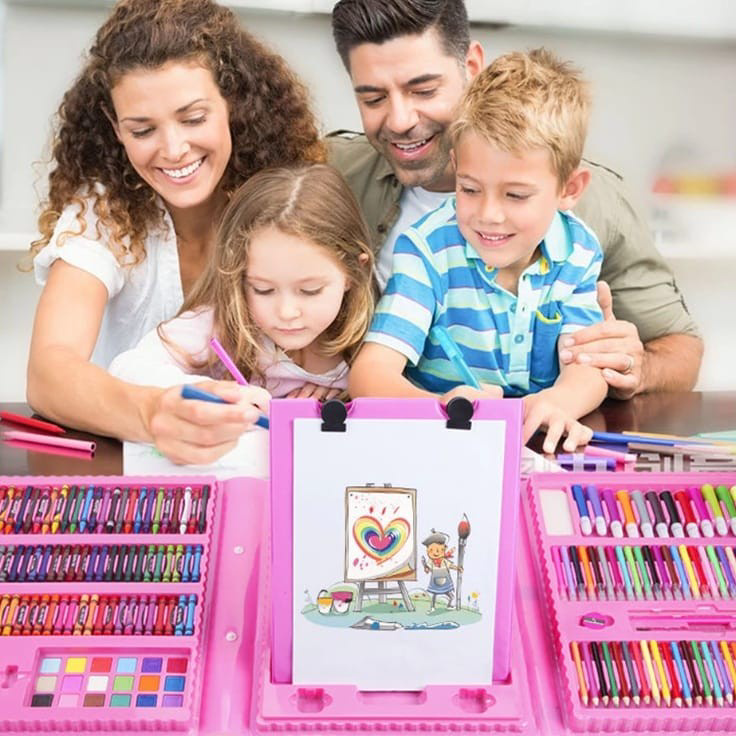 

Murah [AGS] Crayon Set 208pcs /Krayon Mewarnai Anak 150pcs Ready