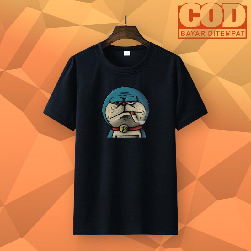 Milota Fashion Baju Kaos Tshirt Distro Pria Wanita Doraemon
