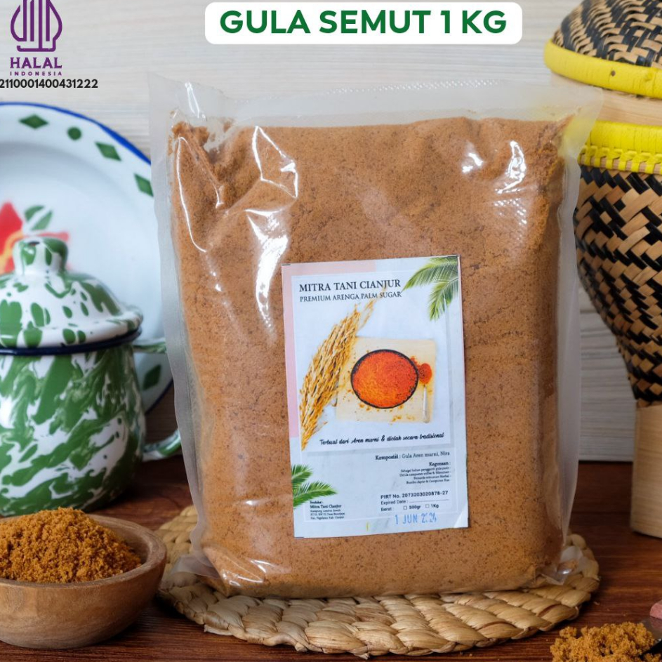 

Terbatas 1 KG / 1000GRM GULA AREN BUBUK ORGANIK PALM SUGAR GULA SEMUT ORGANIK