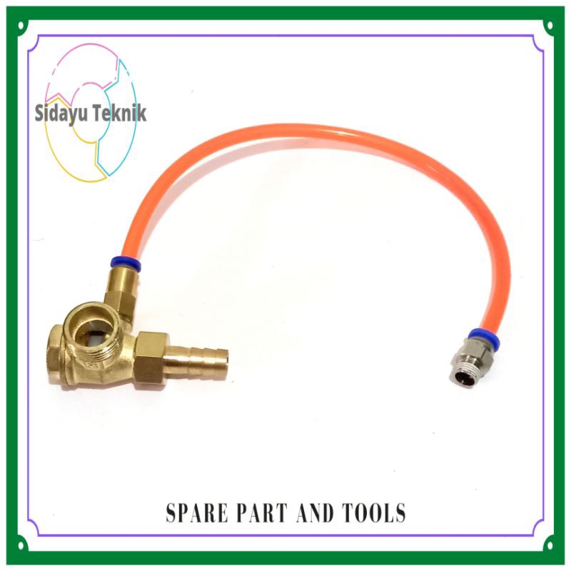 Check Valve Selang Pressure Switch Kompresor Portable Male Female