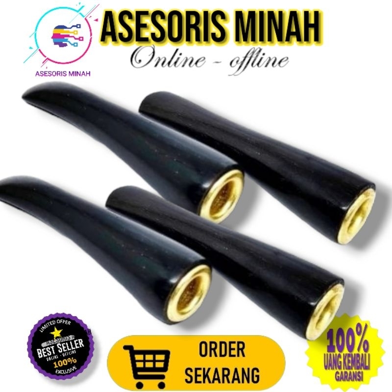 cangklong pipa once kayu hitam kalimantan kayu arang 7 8 cm pipa cangklong piparokok cangklong once