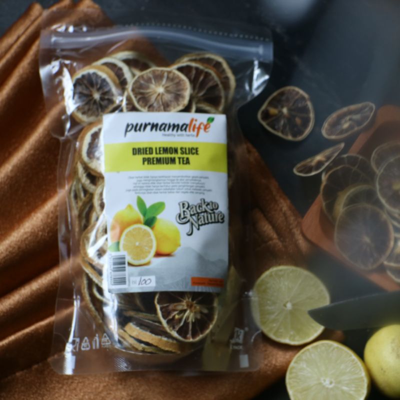 

Jeruk lemon & nipis kering teh herbal pelangsing dried lemon n lime slice