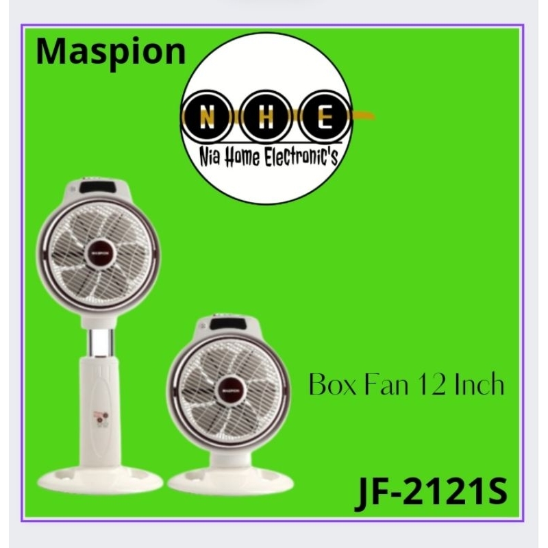 Maspion JF-2121S Box Fan 12 Inch JF2121S JF 2121 S