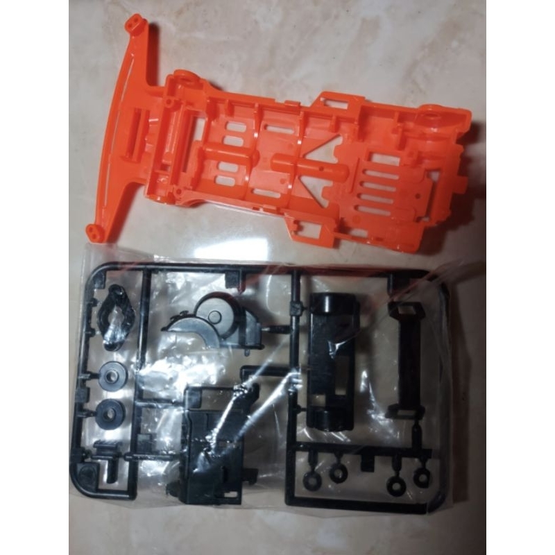 Chassis Tamiya Super 1 Orange Stabilo