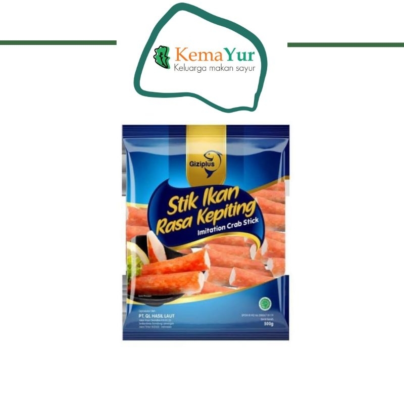 

GIZI PLUS CRABSTICK FROZEN 500gr