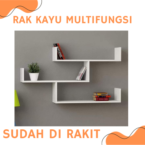 TERMURAH Rak Dinding Kayu, Rak Dekoratif, Dekorasi Rumah, Dekorasi Dinding, Rak Dinding Kayu, Dekora