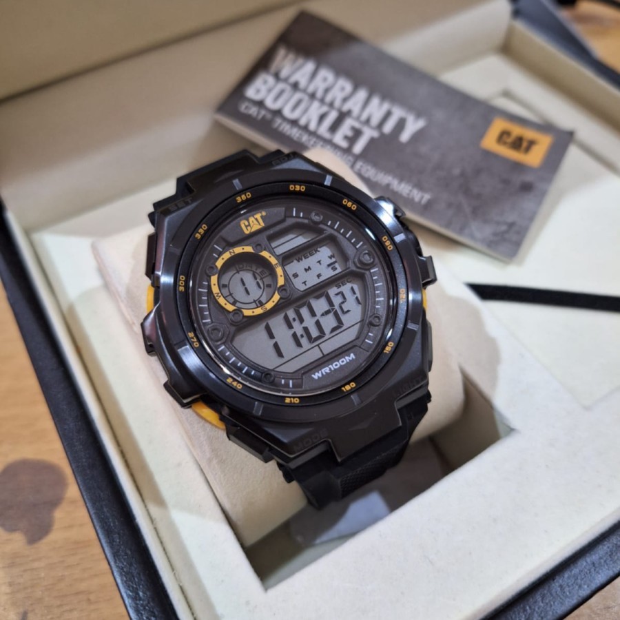 JAM TANGAN PRIA CATERPILLAR OD.167.21.147 DIGITAL BLACK ORIGINAL