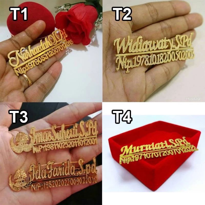 Bros Custom Nama dan NIP untuk PNS / ASN
