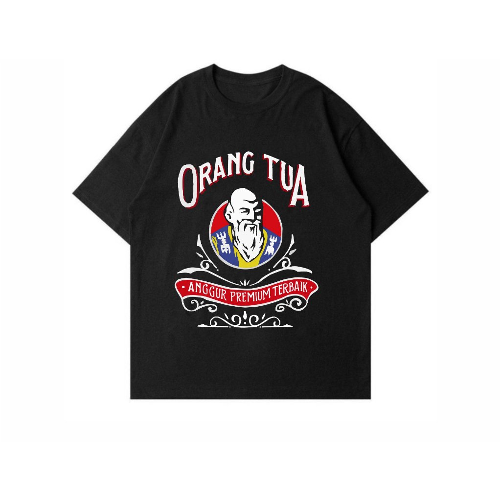 KAOS OVERSIZE KATA KATA ANGGUR PREMIUM ORANGTUA 2 BIG SIZE JUMBO