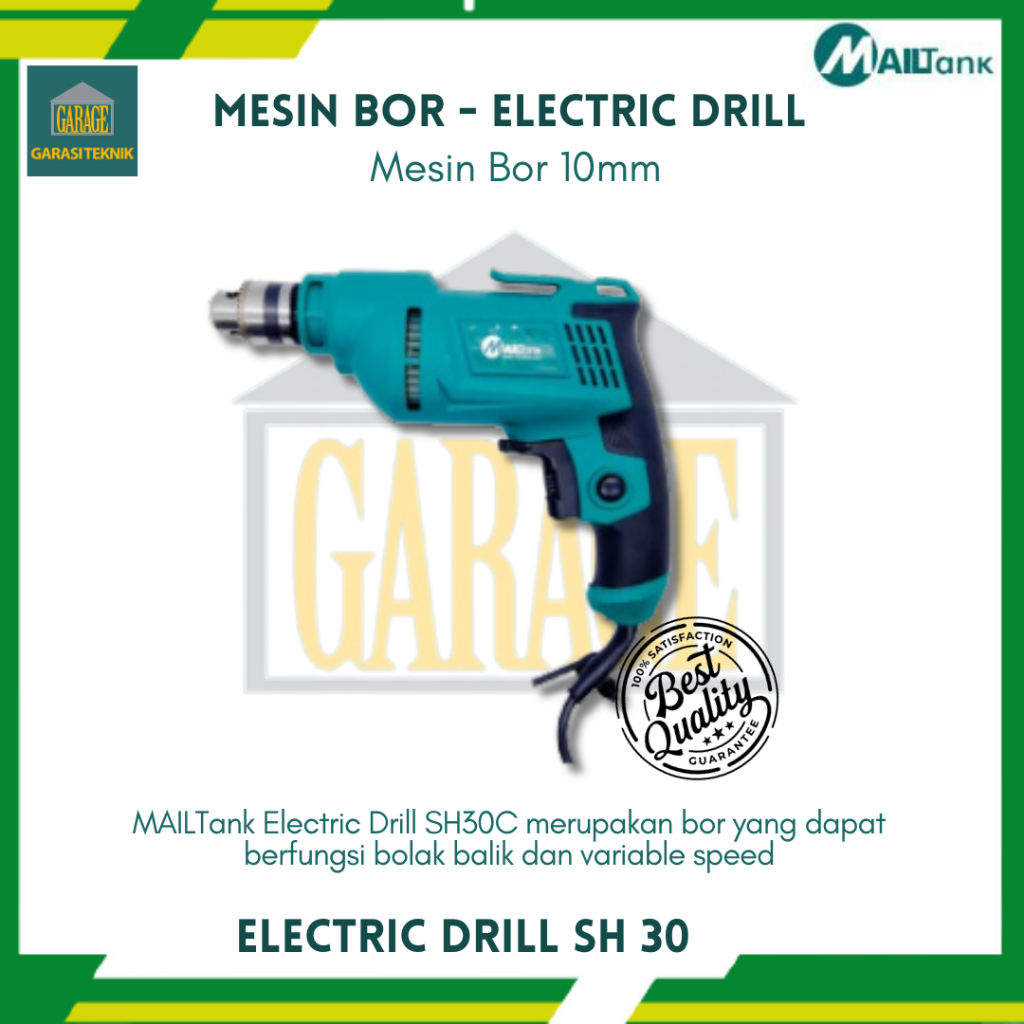 MESIN BOR 10 MM - MESIN BOR TANGAN MAILTANK SH30