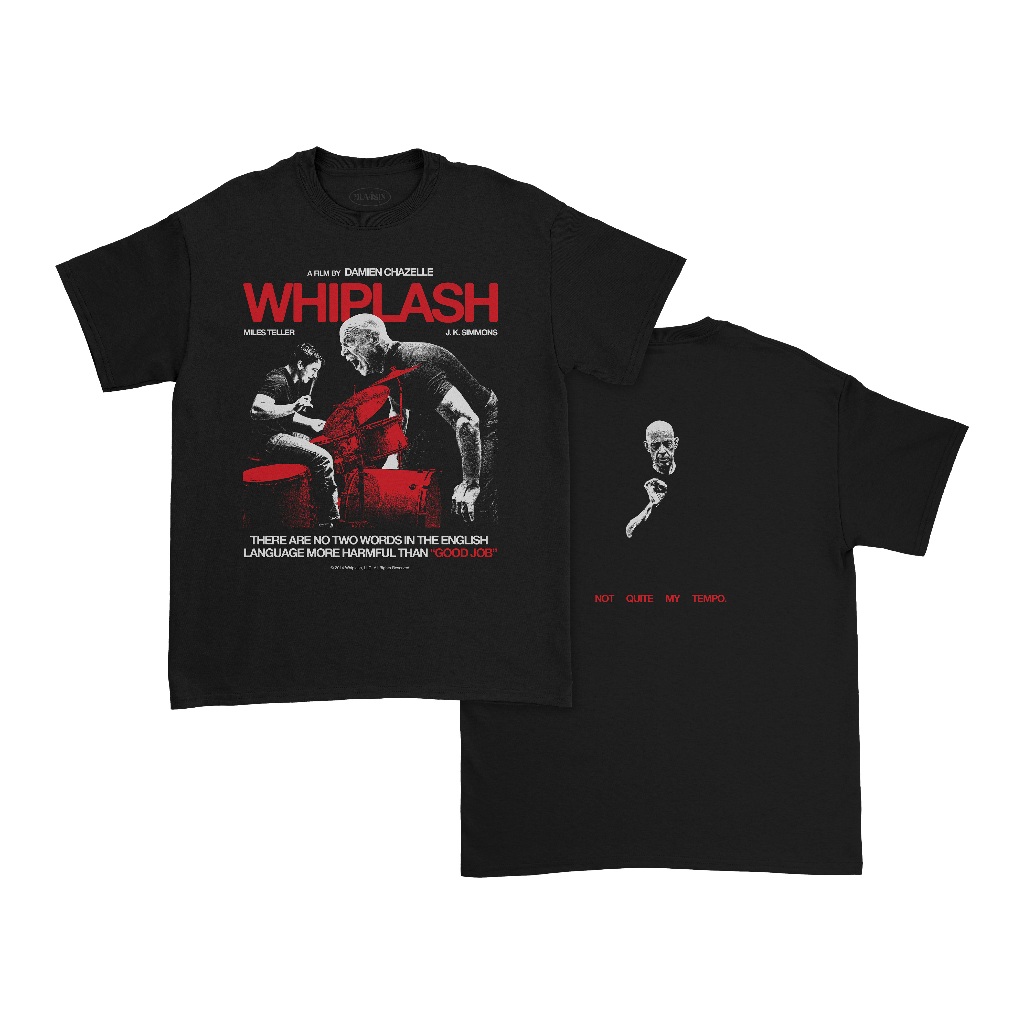 Kaos Whiplash Movie T-shirt Cotton 20s