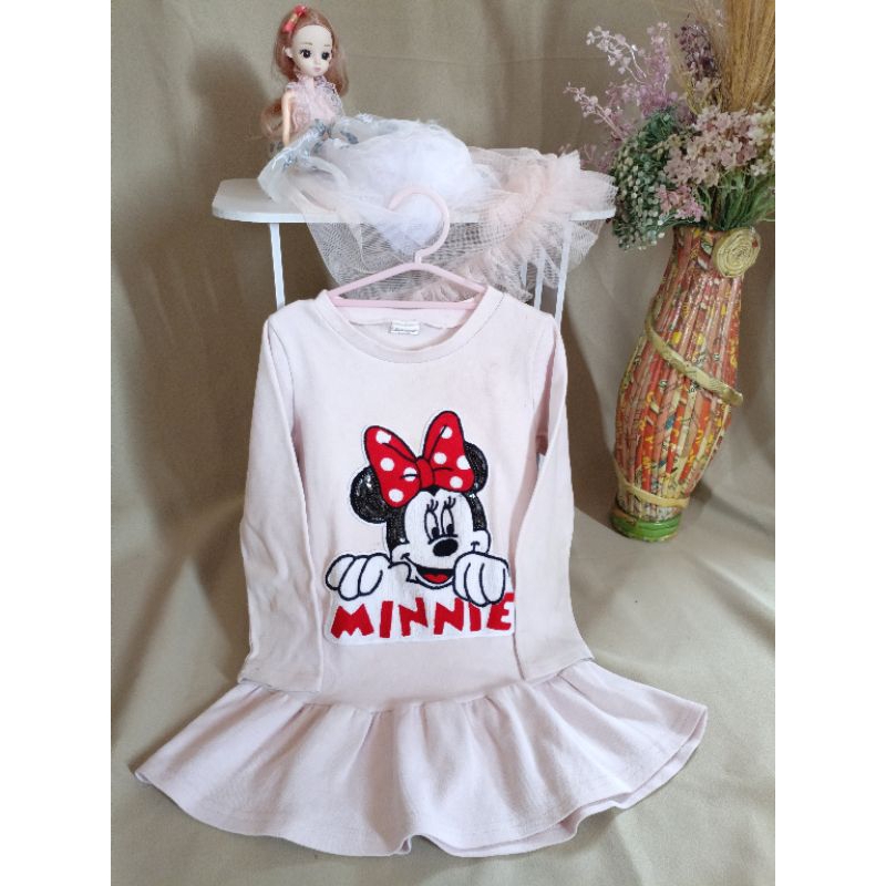 Minnie Tunik Lucu - Tunik Anak - Baju Anak - Dress Anak
