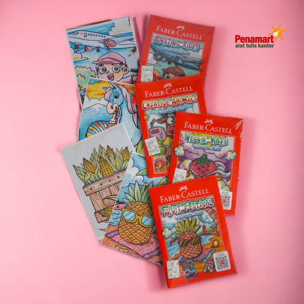 

Buku Mewarnai Creative Colouring Book Faber-Castell (B2431, B2432, B2433, B2434)