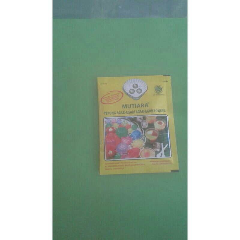 

Mutiara Tepung agar" 1 Sachets 7g
