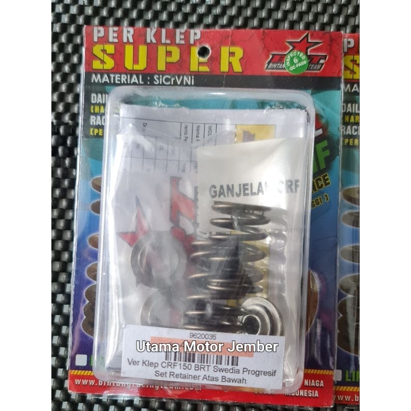 Per Klep KLX 150 BRT Set Retainer Atas, Per Klep CRF 150 BRT Swedia Progresif