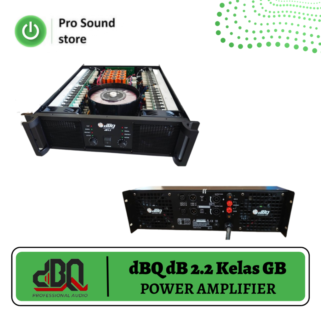 Power dBQ 2.2 Power Amplifier dBQ dB 2.2 Kelas GB