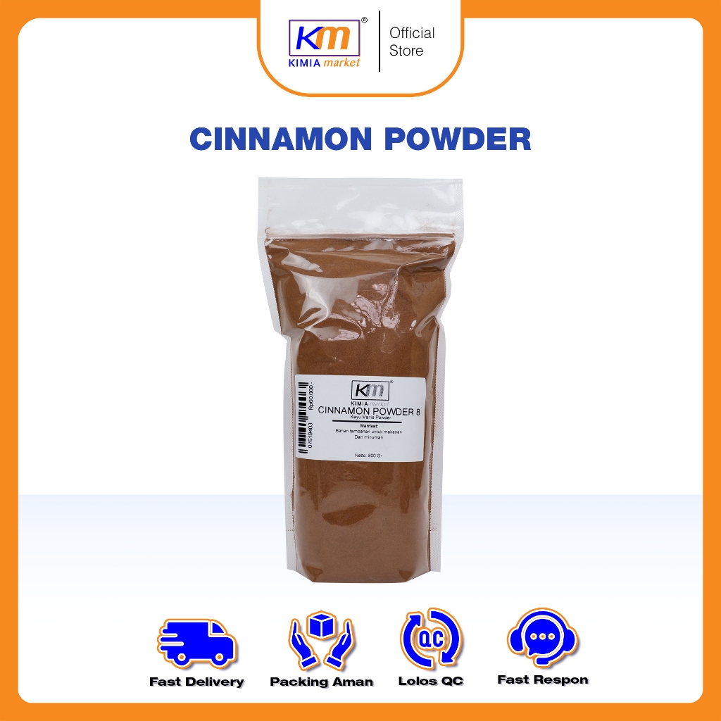 

Cinnamon Powder 800gr / Serbuk Kayu Manis 800gr / Bubuk Kayu Manis Coklat 800gr / Bahan Rempah / Bumbu Dapur