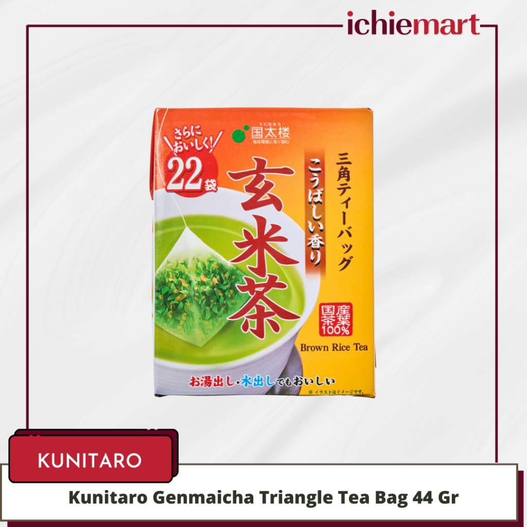 

Kunitaro Premium Green Tea Genmaicha Tea Bag 44 Gr (22 Bags)