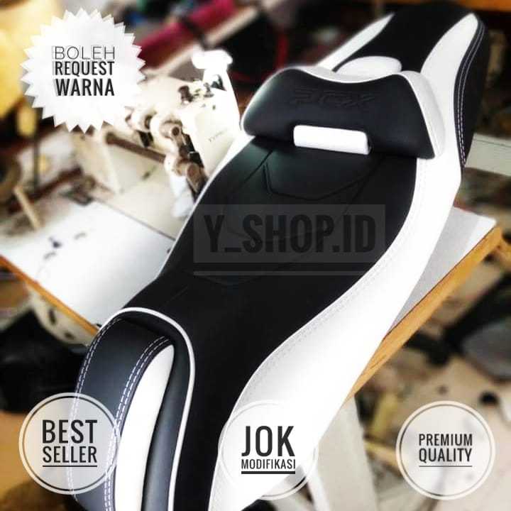Jok Motor Pcx 150 160 Cc Full Seat Model Eropa Terbaru Slim Lebih Pendek